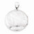 Sterling Silver Large Round Locket