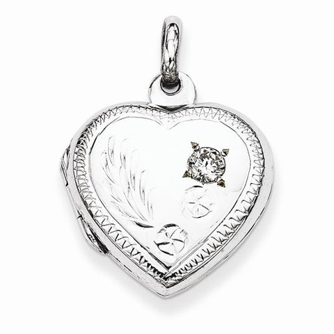Sterling Silver Heart Locket