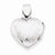 Sterling Silver Domed Heart Locket