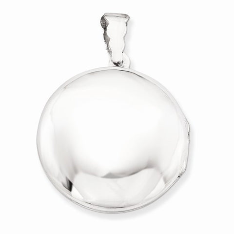 Sterling Silver Polished Domed Locket