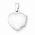 Sterling Silver Plain Domed Heart Locket