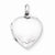 Sterling Silver Domed Heart Locket