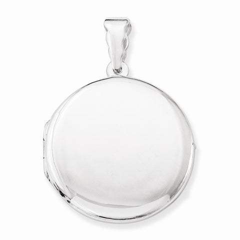 Sterling Silver 26mm Polished Locket