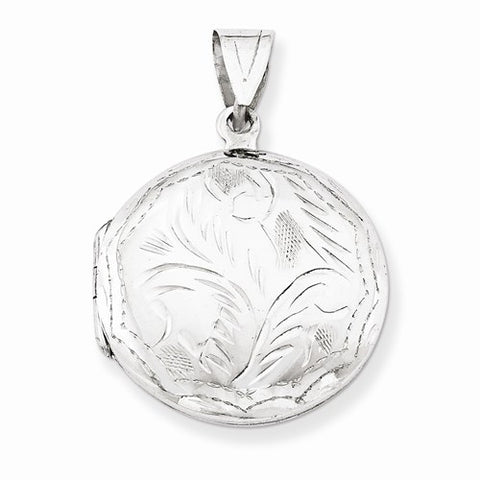 Sterling Silver Round Domed Locket