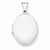 Sterling Silver Polished 21mm 2-Frame Oval Locket