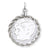 Sterling Silver Engraveable Boy Disc Charm hide-image