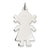 Sterling Silver Engraveable Girl Disc Charm hide-image