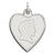 Engraveable Boy Disc Charm in Sterling Silver