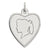 Engraveable Girl Disc Charm in Sterling Silver