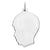 Sterling Silver Engraveable Boy Disc Charm hide-image