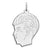 Sterling Silver Engraveable Boy Disc Charm hide-image