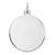 Sterling Silver Engraveable Round Disc Charm hide-image