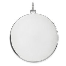 Sterling Silver Engraveable Round Disc Charm hide-image