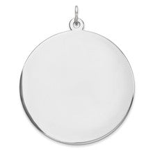 Sterling Silver Engraveable Round Disc Charm hide-image