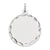 Sterling Silver Engraveable Round Disc Charm hide-image
