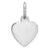 Engraveable Heart Disc Charm in Sterling Silver