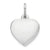 Engraveable Heart Disc Charm in Sterling Silver