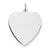 Sterling Silver Engraveable Heart Disc Charm hide-image