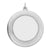 Engraveable Round Disc Charm in Sterling Silver