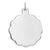 Sterling Silver Engraveable Disc Charm hide-image