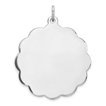 Sterling Silver Engraveable Disc Charm hide-image