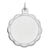Sterling Silver Engraveable Disc Charm hide-image