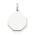 Sterling Silver Engraveable Octagon Disc Charm hide-image