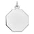 Sterling Silver Engraveable Octagon Disc Charm hide-image
