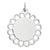 Engraveable Disc Charm in Sterling Silver