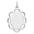 Engraveable Disc Charm in Sterling Silver
