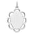 Sterling Silver Engraveable Disc Charm hide-image