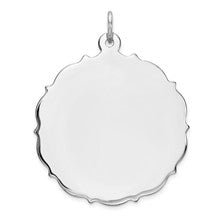 Sterling Silver Engraveable Disc Charm hide-image