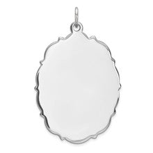 Sterling Silver Engraveable Disc Charm hide-image