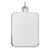 Sterling Silver Engraveable Rectangle Disc Charm hide-image