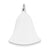 Sterling Silver Engraveable Bell Disc Charm hide-image