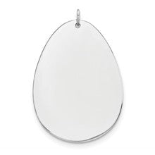 Sterling Silver Engraveable Disc Charm hide-image