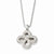 Sterling Silver & CZ Pendant Necklace