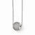 Sterling Silver & CZ Pendant Necklace