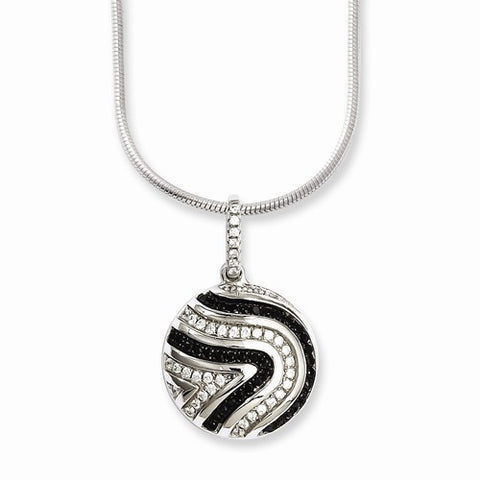 Sterling Silver & CZ Necklace