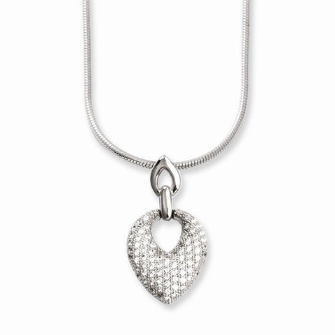 Sterling Silver & CZ Necklace