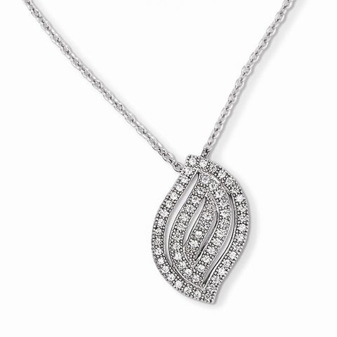 Sterling Silver & CZ Necklace