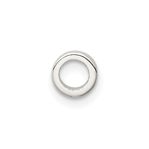 Cream Enameled, Spacer Enhancer in Sterling Silver