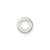 Cream Enameled, Spacer Enhancer in Sterling Silver