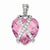 Sterling Silver Pink CZ Pendant, Pendants for Necklace