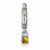 Sterling Silver Yellow CZ Pendant, Pendants for Necklace