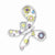 Sterling Silver CZ Pendant, Alluring Pendants for Necklace