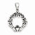 Sterling Silver Antiqued Claddagh Pendant, Lovely Pendants for Necklace