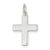 Latin Cross Charm in Sterling Silver