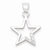 Sterling Silver CZ Star pendant, Exquisite Pendants for Necklace