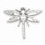 Sterling Silver CZ Dragonfly pendant, Pretty Pendants for Necklace